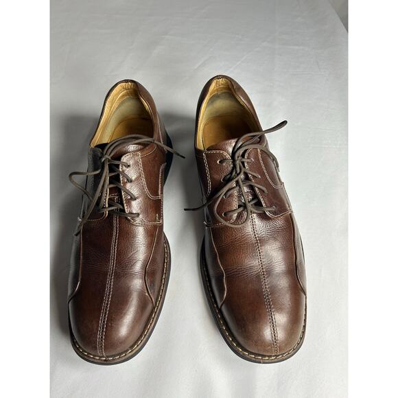 Johnston & Murphy Shuler Bicycle Brown Leather Oxford Shoes Mens 11.M  20-7223 main image 5